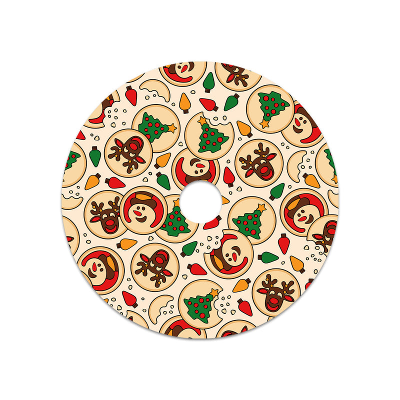 Peelz Santa's Cookies Freestyle Libre 2 Sticker - Pump Peelz Peelz/Stickers White Smoke Receiver + Sensor,Sensor Only