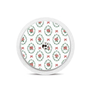 Peelz Poinsettia Parade Freestyle Libre 2 Sticker - Pump Peelz Peelz/Stickers White Smoke Sensor Only
