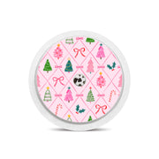 Peelz Coquette Christmas Freestyle Libre 2 Sticker - Pump Peelz Peelz/Stickers Misty Rose Sensor Only
