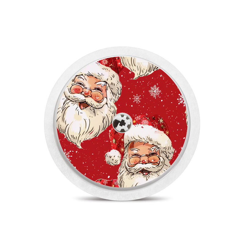 Peelz Jolly Old Saint Nick Freestyle Libre 2 Sticker - Pump Peelz Peelz/Stickers White Smoke Sensor Only