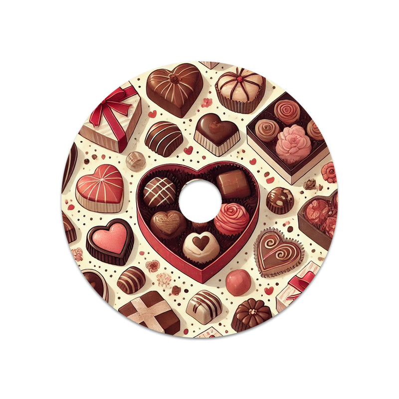 Peelz Chocolate Love Freestyle Libre 2 Peelz/Stickers White Smoke Receiver + Sensor,Sensor Only