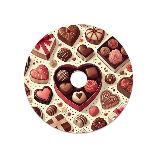Peelz Chocolate Love Freestyle Libre 2 Peelz/Stickers White Smoke Receiver + Sensor,Sensor Only