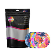 Peelz Tie Dye Variety Pack Freestyle Libre 2 Patch Tape - Pump Peelz Patch Medical Tape White Smoke 12-Pack Libre 2 (Set of 12 Patches),4-Pack Libre 2 (Set of 4 Patches)