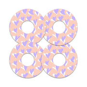 Peelz Lavender Love FreeStyle Libre 3 Plus & Lingo  Patch Tape - Pump Peelz Patch Medical Tape White Smoke 12-Pack (Set of 12 Patches),4-Pack (Set of 4 Patches),1-Single (1 Single Patch)