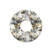Peelz Champagne Glow FreeStyle Libre 3 Plus & Lingo  Patch Tape - Pump Peelz Patch Medical Tape White Smoke 12-Pack (Set of 12 Patches),4-Pack (Set of 4 Patches),1-Single (1 Single Patch)