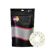Peelz Garden Arches FreeStyle Libre 3 Plus & Lingo  Patch Tape - Pump Peelz Patch Medical Tape White Smoke 12-Pack (Set of 12 Patches),4-Pack (Set of 4 Patches),1-Single (1 Single Patch)
