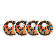 Peelz Jurassic Gingerbread FreeStyle Libre 3 Plus & Lingo  Sensor Sticker - Pump Peelz Peelz/Stickers White Smoke 4-pack (Set of 4 Stickers)