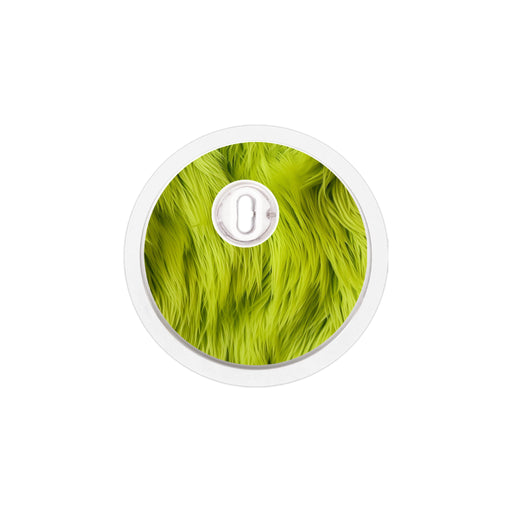 Peelz Green Fur Sticker Designed for the FreeStyle Libre 3 Plus & Lingo  Sensor Peelz/Stickers White Smoke 4-pack (Set of 4 Stickers)