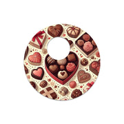 Peelz Chocolate Love Sticker Designed for the FreeStyle Libre 3 Plus & Lingo  Sensor Peelz/Stickers White Smoke 4-pack (Set of 4 Stickers)
