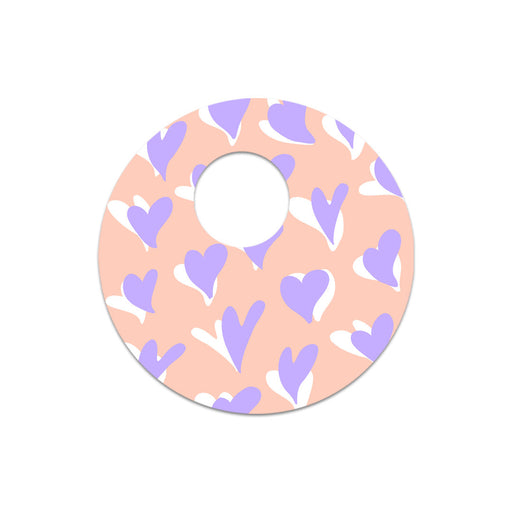 Peelz Lavender Love Sticker Designed for the FreeStyle Libre 3 Plus & Lingo  Sensor Peelz/Stickers White Smoke 4-pack (Set of 4 Stickers)