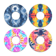 Peelz Tie Dye Variety Pack FreeStyle Libre 3 Plus & Lingo  Patch Tape - Pump Peelz Patch Medical Tape White Smoke 12-Pack (Set of 12 Patches),4-Pack (Set of 4 Patches)
