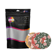 Peelz Christmas Treats Variety FreeStyle Libre 3 Plus & Lingo  Patch Tape - Pump Peelz Patch Medical Tape White Smoke 12-Pack (Set of 12 Patches),4-Pack (Set of 4 Patches)