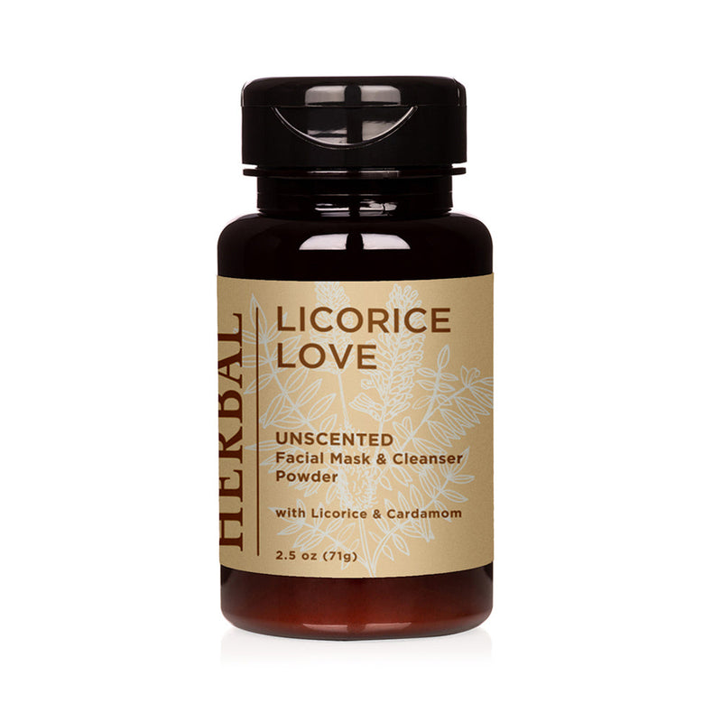 Ora's Amazing Herbal Licorice Love, Skin Soothing Facial Cleansing Powder Face Care Black