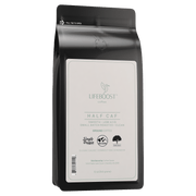 Lifeboost Coffee Half Caff Decaf Roast Light Gray Whole Bean / 1,Ground / 1