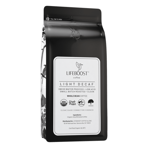 Lifeboost Coffee Light Decaf Decaf Roast Dark Slate Gray Whole Bean / 1