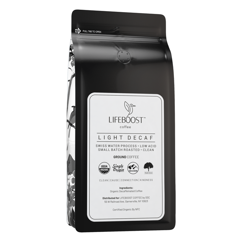 Lifeboost Coffee Light Decaf Decaf Roast Dark Slate Gray Ground / 1