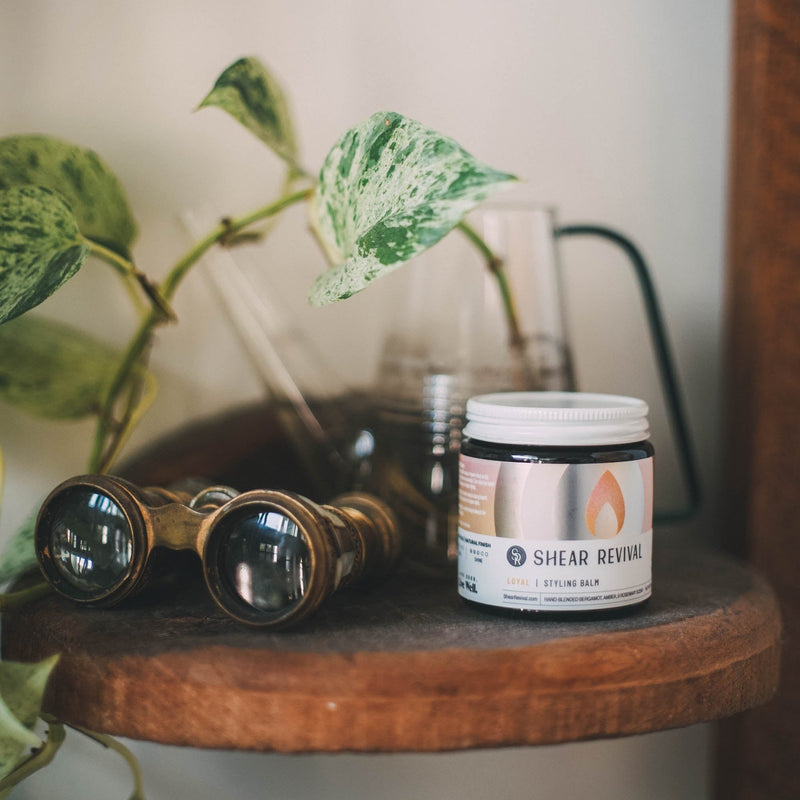 SHEAR REVIVAL Loyal Sea Clay Styling Balm Pomade Light Gray 3.4oz,1oz