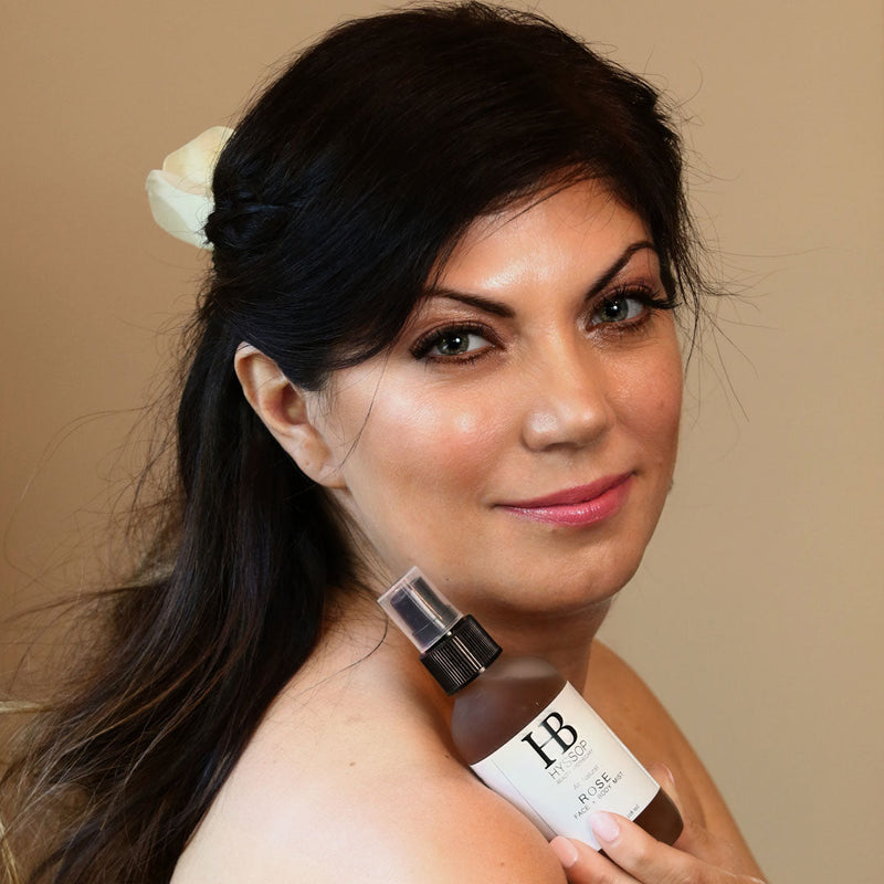 Hyssop Beauty Apothecary L.L.C. Rose Face + Body Mist Perfume & Cologne Rosy Brown