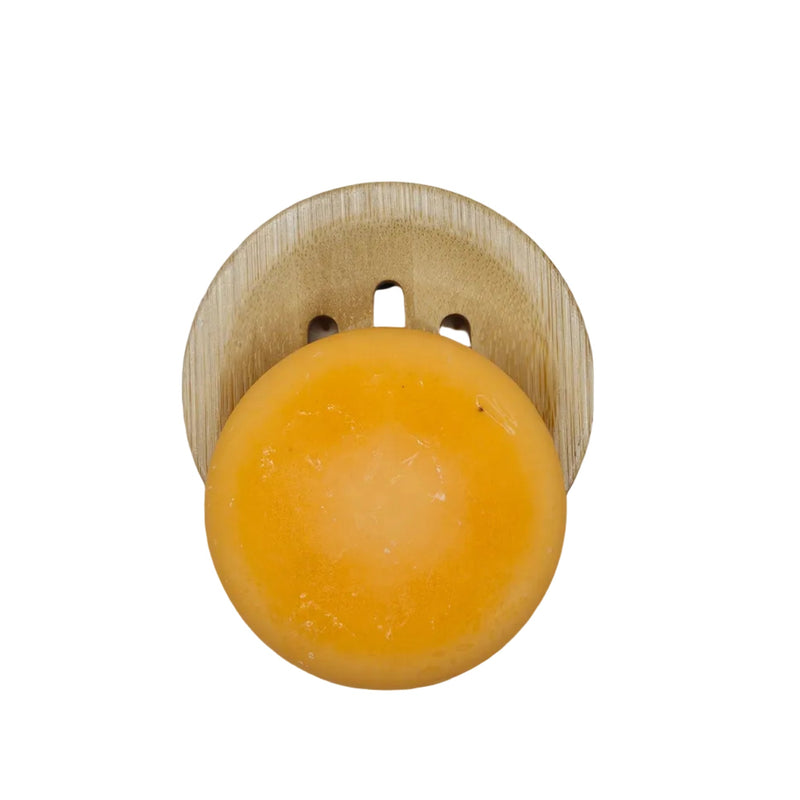 By Robin Creations Light Detangling Natural Hair Conditioner Bar Conditioners White Smoke Grapefruit & Bergamot / 1 Bar with Bamboo Tray