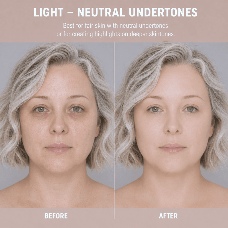 Sydoni Skincare and Beauty SYDONI FULL COVERAGE CREAM CONCEALER – Maximum Coverage, Seamless Skin .5 OZ. Cream Concealer Tan Light-Light Neutral Cool
