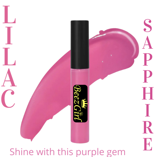 Honey Bee BeezGirl Essential Lipgloss Beauty Black Lilac Sapphire