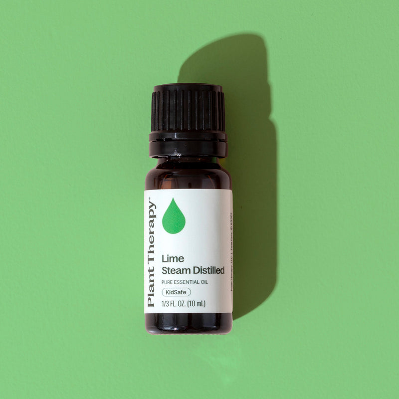 Plant Therapy Lime Steam Distilled Essential Oil Essential Oil Dark Sea Green 10 mL,30 mL