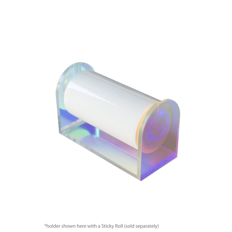 UberChic Beauty Sticky Roll Iridescent Acrylic Holder Tool Light Gray