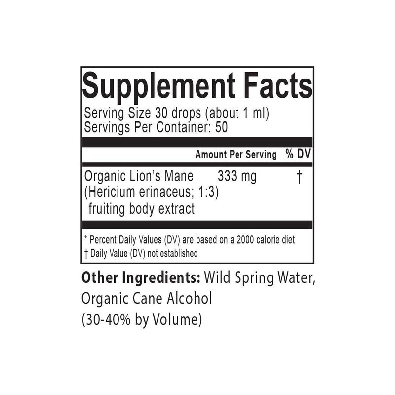 Forager's Kingdom Lion's Mane Extract Mushroom Extract Dark Slate Gray