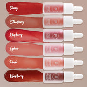 Profusion Cosmetics Lip Glaze Hydrating Lip Stain Lips Rosy Brown Maple Glaze,Strawberry Glaze,Cherry Glaze,Peach Glaze,Lychee Glaze,Raspberry Glaze,Blackberry Glaze