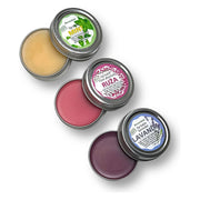 OrganHerb OrganHerb Organic Rose Absolute Lip Balm 1 oz – Luxurious Hydration with Pure Rose Essence Organic Lip Balms Gray