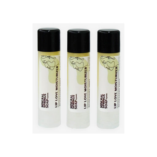 Mineral Springs Soap Lip Love Moisturizer White Smoke Watermelon Sugar,Sour Green Apple,Lemon Sugar,Orange Dream*,Cotton Candy,Vanilla Mint,Rosemary Mint*,Vanilla Cupcake,Lavender Vanilla,Lavender Sage*,Fresh Sangria,Candy Cane,Pumpkin Cheesecake,Hazelnut Latte,Eucalyptus Thyme*