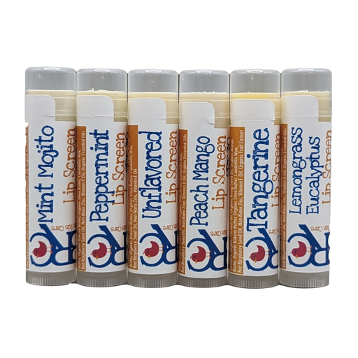 By Robin Creations Natural SPF 30 Lip Screen Tubes Lip Balms Gray 6 Pack / Peppermint,6 Pack / Mint Mojito,6 Pack / LemongrassEucalyptus,6 Pack / Tangerine,6 Pack / Coconut Vanilla,6 Pack / Unflavored,6 Pack / Fruity Pack,6 Pack / Minty Pack,6 Pack / Surprise Me!,6 Pack / Flavors in Comments,12 Pack / Peppermint,12 Pack