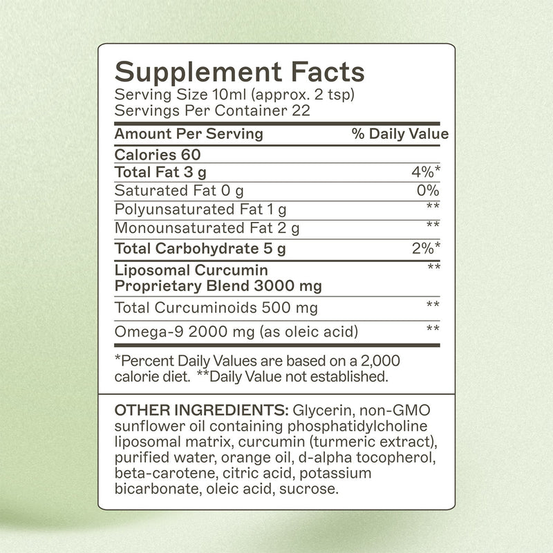 AMMD Liposomal Curcumin Supplement White Smoke