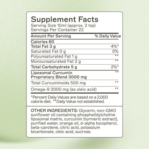 AMMD Liposomal Curcumin Supplement White Smoke