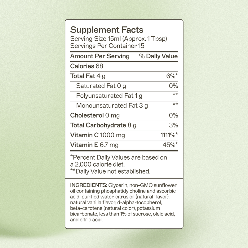 AMMD Liposomal Vitamin C Supplement White Smoke