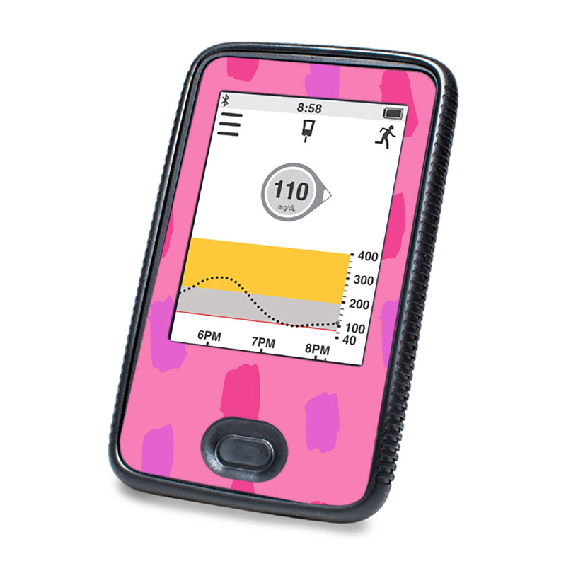 Peelz Lipstick Smudge DEXCOM G6 Touchscreen Receiver Peelz/Stickers White Smoke