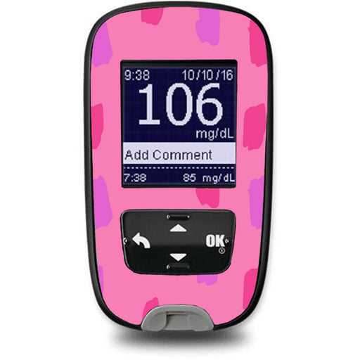 Peelz Lipstick Smudge Sticker for the Accu-Chek Guide Glucometer Peelz/Stickers Hot Pink