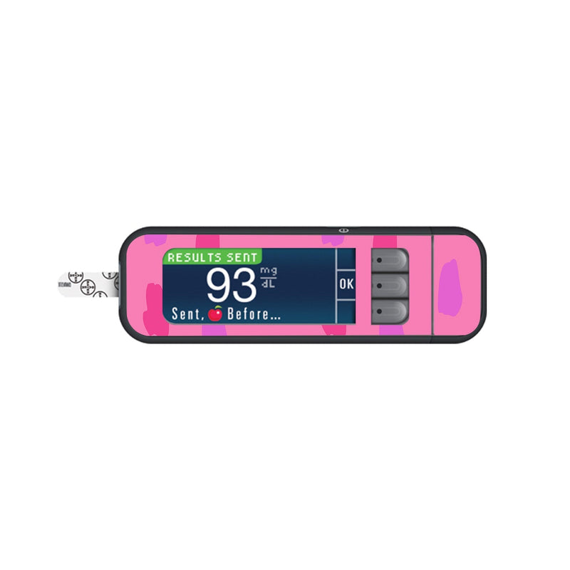 Peelz Lipstick Smudge for Bayer Contour Next Glucometer Peelz/Stickers White Smoke