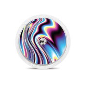 Peelz Liquid Metal Freestyle Libre 2 Peelz/Stickers White Smoke Sensor Only
