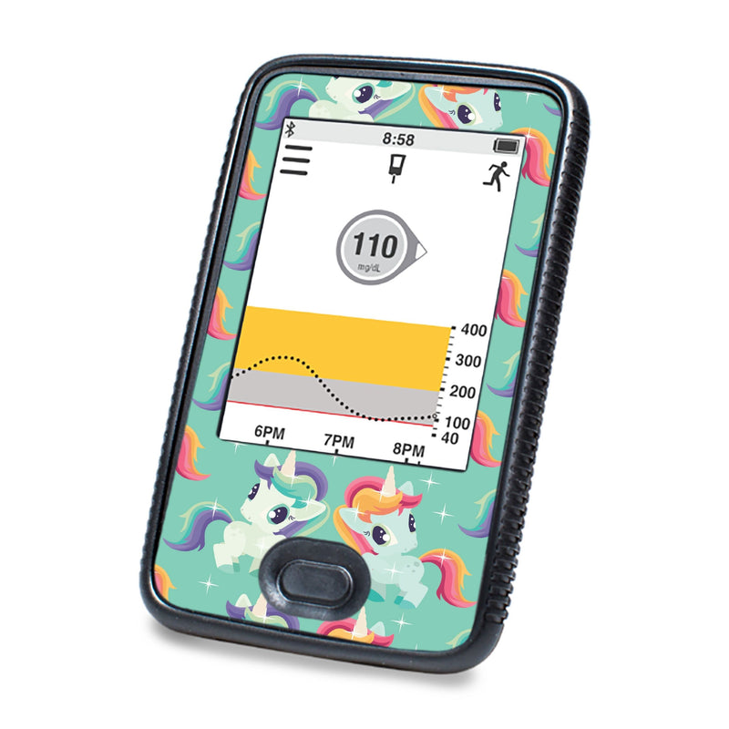 Peelz Little Ponies DEXCOM G6 Touchscreen Receiver Peelz/Stickers White Smoke