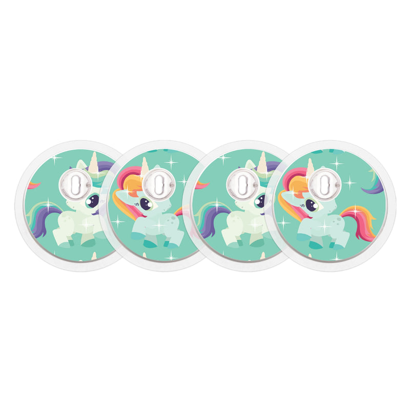 Peelz Little Ponies Sticker Designed for the FreeStyle Libre 3 Plus & Lingo  Sensor Peelz/Stickers White Smoke 4-pack (Set of 4 Stickers)