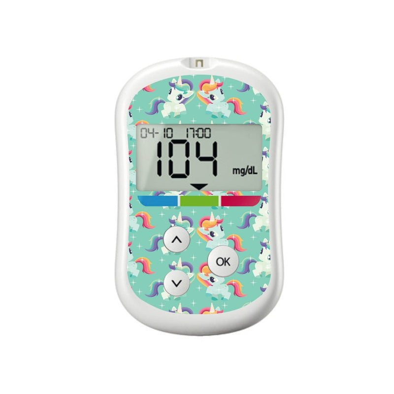 Peelz Little Ponies for OneTouch Verio Flex Glucometer Peelz/Stickers White Smoke