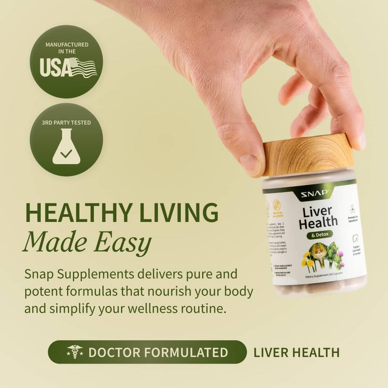 Snap Supplements Liver Health & Detox Pale Goldenrod