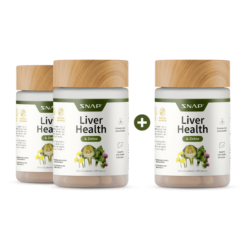 Snap Supplements Liver Health & Detox - Buy 2, Get 1 FREE! White Smoke