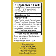 SpeedyVite® Classic Liver & Gallbladder Cleanse Drops — 2 fl oz | SpeedyVite® Drops Black 1x 2oz Drops,CASE OF 6x 2oz Drops