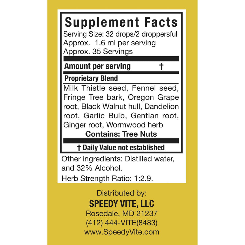 SpeedyVite® Classic Liver & Gallbladder Cleanse Drops — 2 fl oz | SpeedyVite® Drops Black 1x 2oz Drops,CASE OF 6x 2oz Drops