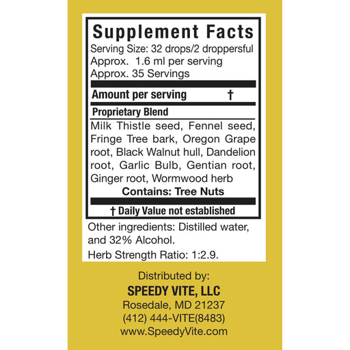 SpeedyVite® Classic Liver & Gallbladder Cleanse Drops — 2 fl oz | SpeedyVite® Drops Black 1x 2oz Drops,CASE OF 6x 2oz Drops