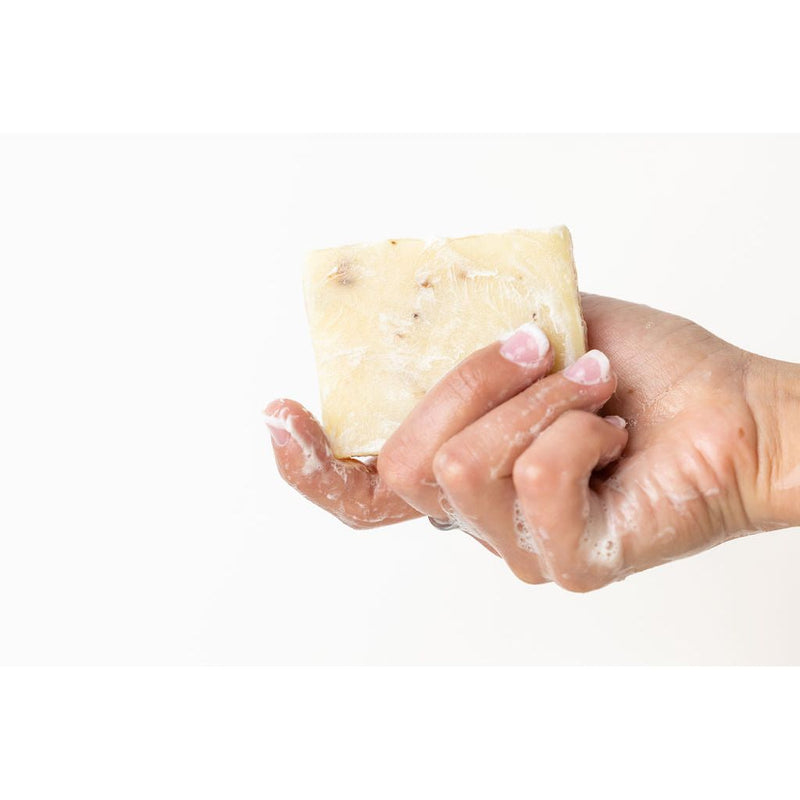Lizush 2 x Lemongrass Natural Soap Bar, Handmade Body Soap Gift NATURAL SOAP BAR Antique White