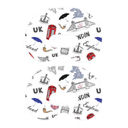 Peelz London Doodles Medtronic Guardian Connect Patch Tape - Pump Peelz Patch Medical Tape White Smoke 1-Pack Medtronic CGM Tape