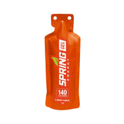 myspringenergy Peanut Butter And Fruit Gel Any Distance Fuel 140 Kcal - Long Haul Gel Orange Red 1 qty